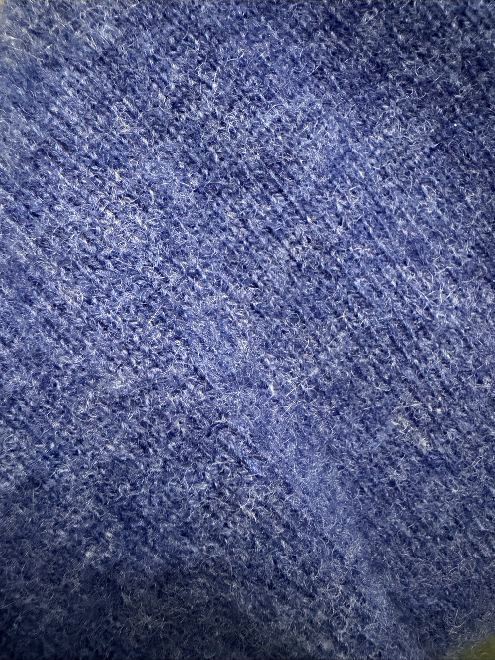 Christian Lacroix double ply cashmere Cobalt Blue Crewneck Sweater, ultra soft - Picture 3 of 8